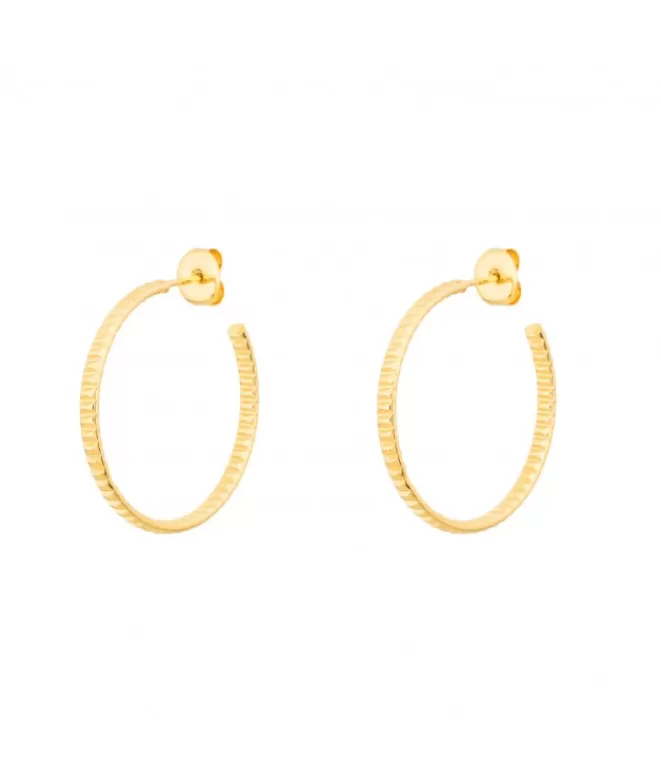 Pendientes Acabados En Oro^Doña Sol Aros Paulette M