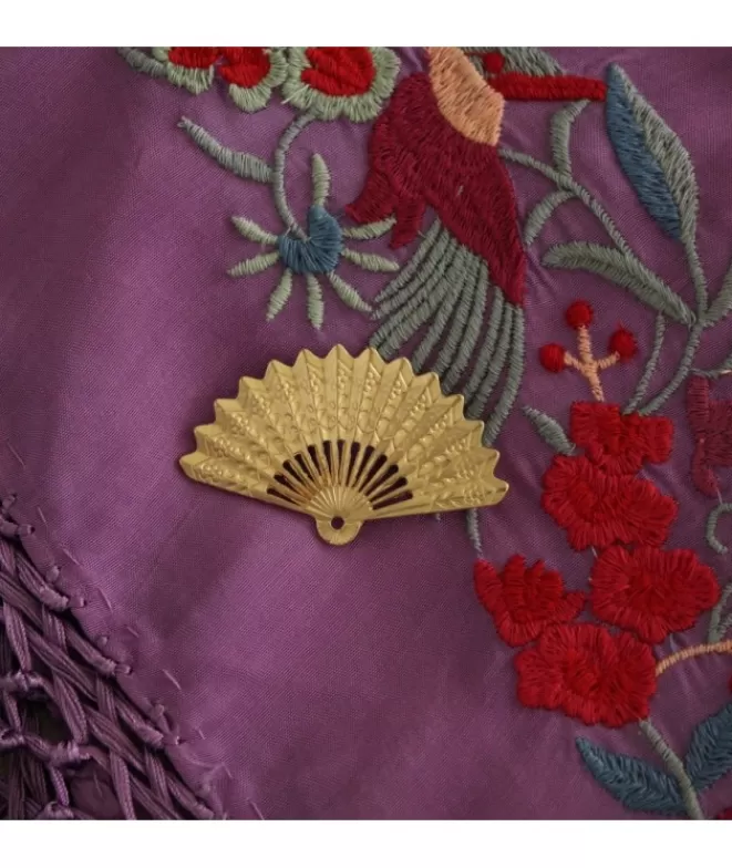 Broches De Flamenca^Doña Sol Broche Abanico