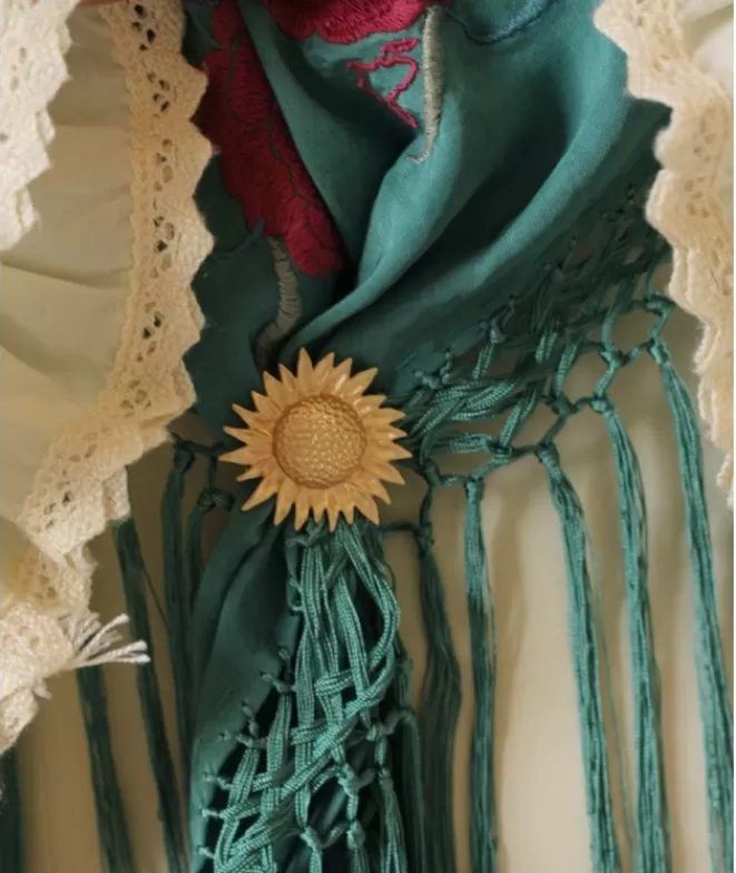 Broches De Flamenca^Doña Sol Broche Girasol