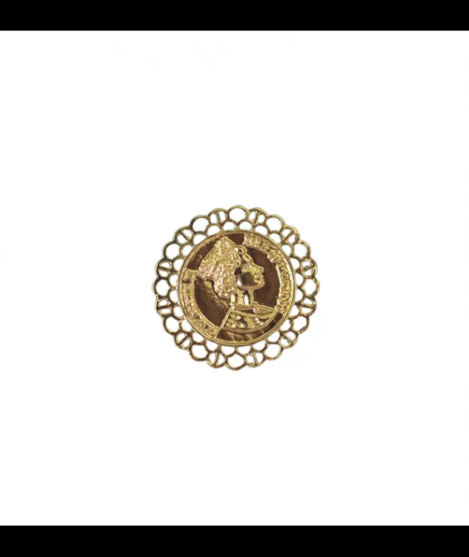 Broches De Flamenca^Doña Sol Broche Moneda