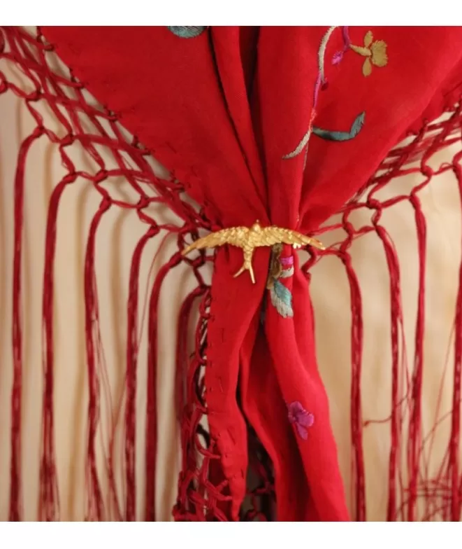 Broches De Flamenca^Doña Sol Broche Pájaro