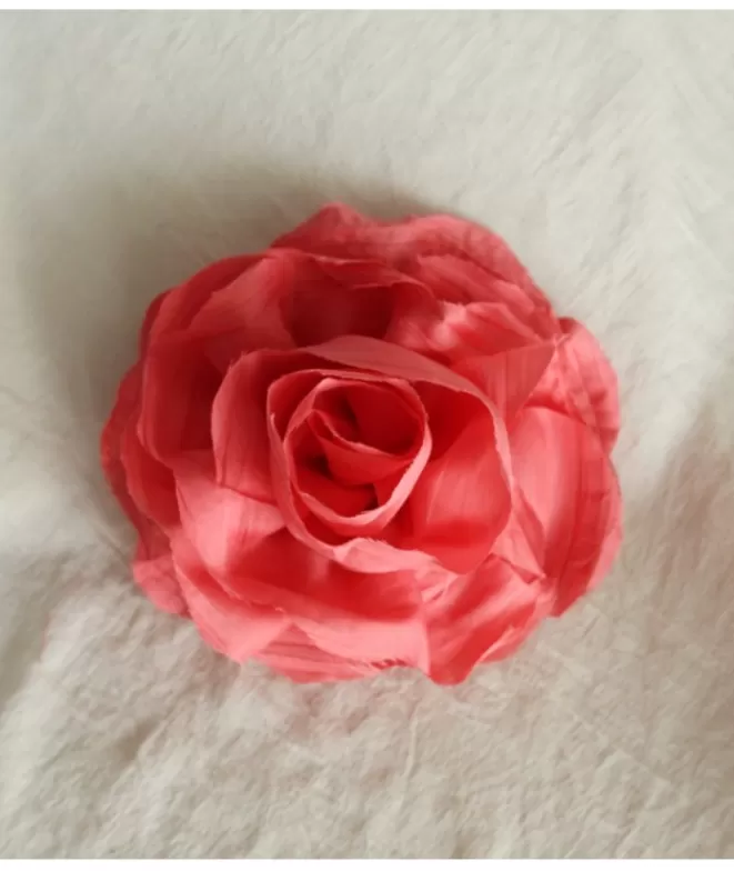 Broches De Flamenca^Doña Sol Broche/Pinza Flor Cloe Coral
