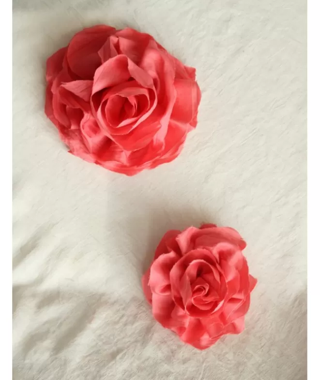 Broches De Flamenca^Doña Sol Broche/Pinza Flor Cloe Coral