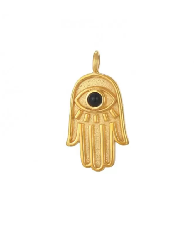 Bisutería^Doña Sol Charm Mano Fátima Black
