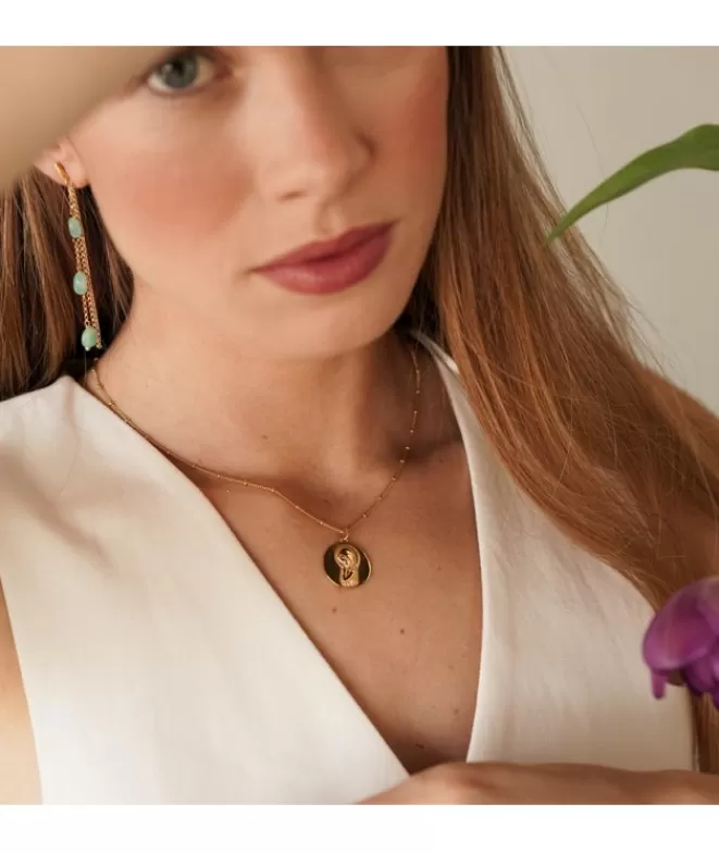 Medallas Acabadas En Oro^Doña Sol Colgante Virgen Niña