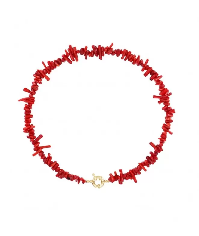 Collares Bisutería | Cadenas Para Medallas^Doña Sol Collar Coral