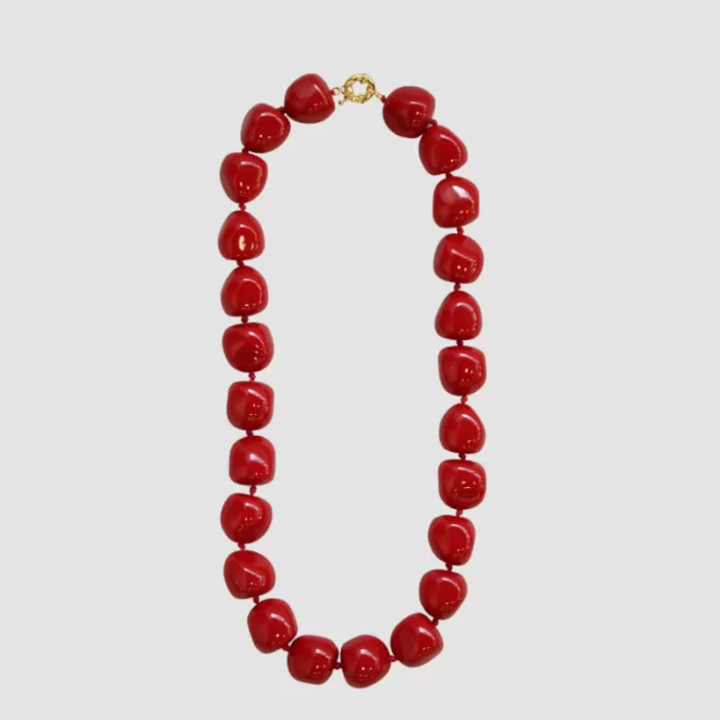 Collares Bisutería^Doña Sol Collar Gabriela Rojo
