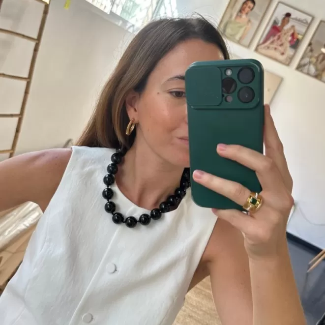 Collares Bisutería^Doña Sol Collar Ginevra Negro