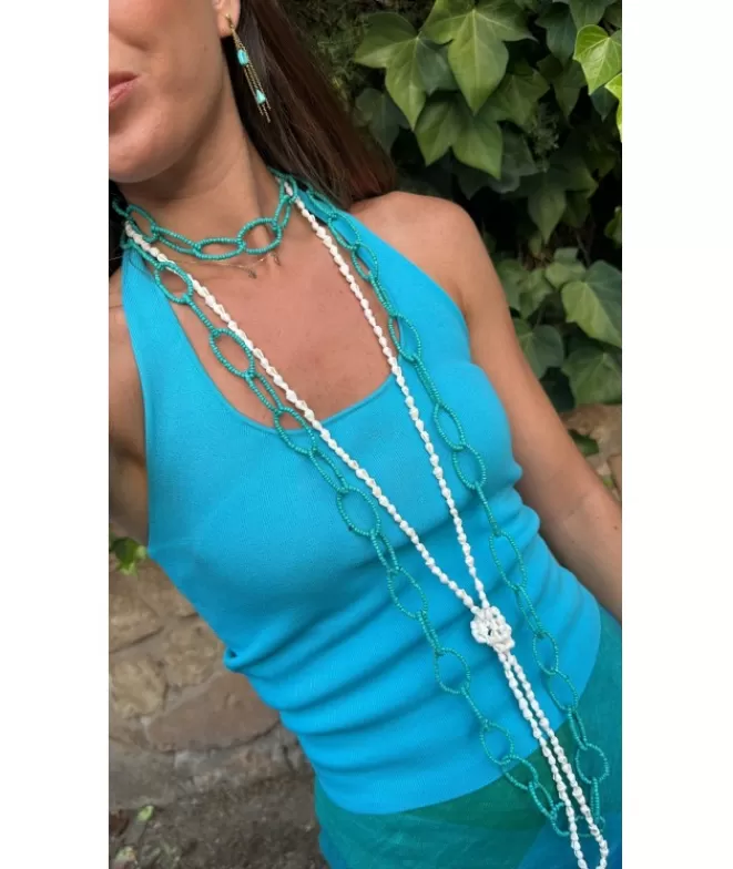 Bisutería^Doña Sol Collar Lemon Verde