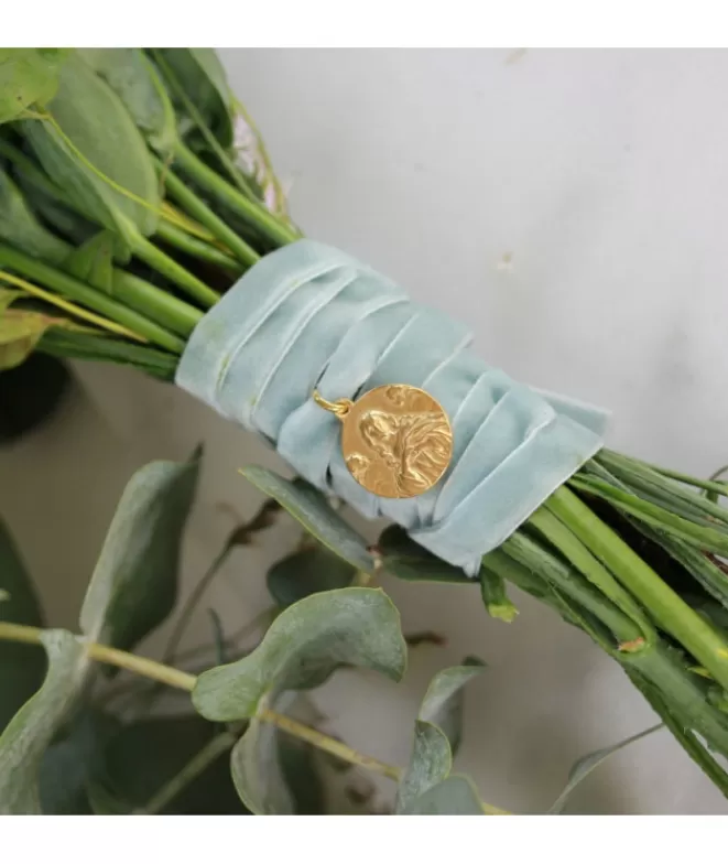 Medallas Acabadas En Oro^Doña Sol Escapulario de la Inmaculada Oro