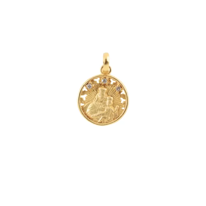 Medallas Acabadas En Oro^Doña Sol Medalla Special Virgen del Carmen Mini