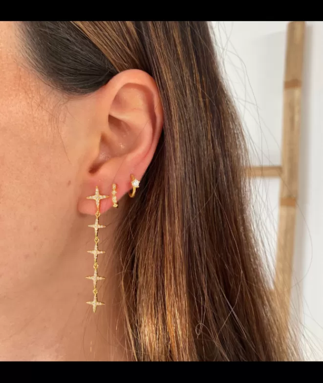 Pendientes Acabados En Oro^Doña Sol Pendientes Aro Loreto Bright