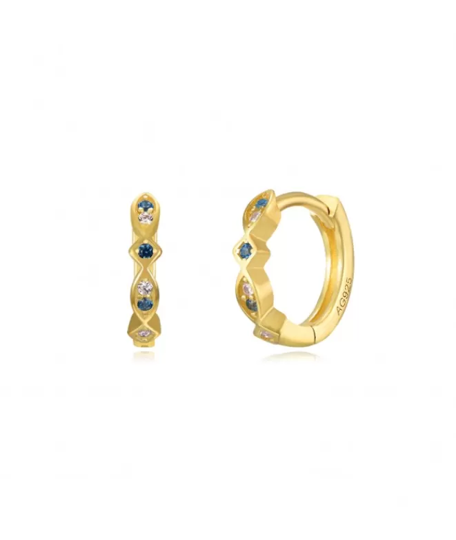 Pendientes Acabados En Oro^Doña Sol Pendientes Aro Loreto Multi