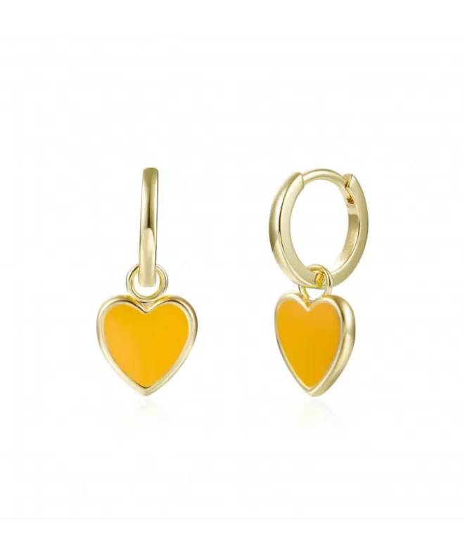 Joyas^Doña Sol Pendientes Lisse Mustard Love