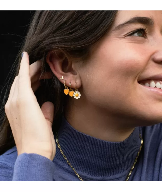 Pendientes Acabados En Oro^Doña Sol Pendientes Mariposa Oro