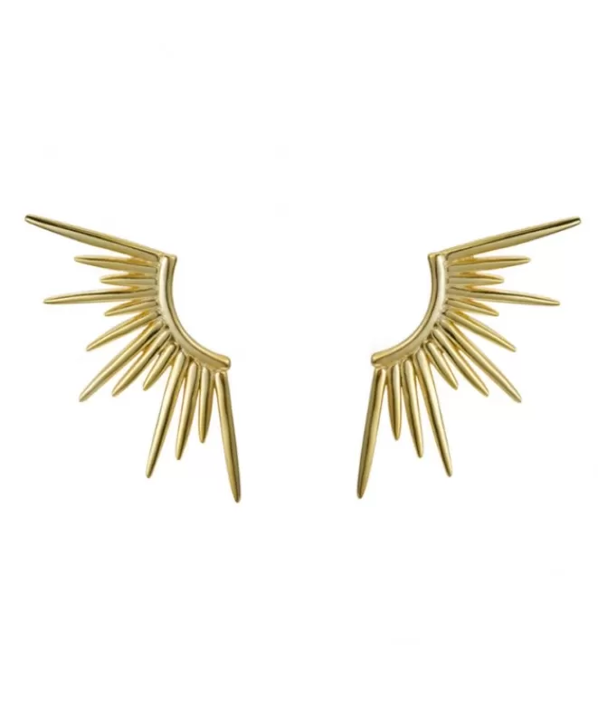 Pendientes Acabados En Oro^Doña Sol Pendientes Soleil Oro