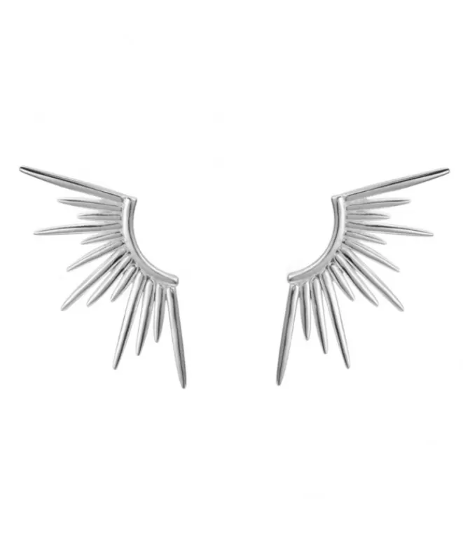 Pendientes Acabados En Oro^Doña Sol Pendientes Soleil Plata