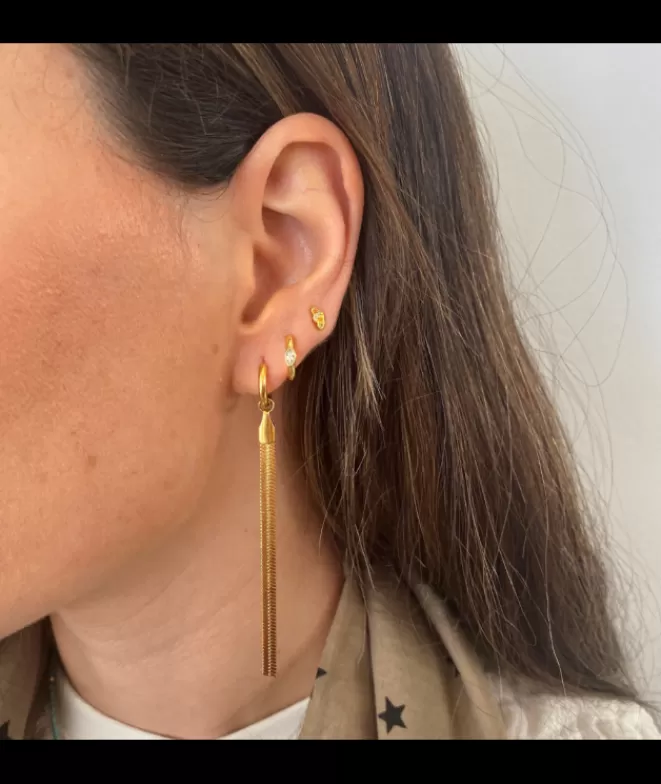 Pendientes Bisutería^Doña Sol Pendientes Tikka Acero