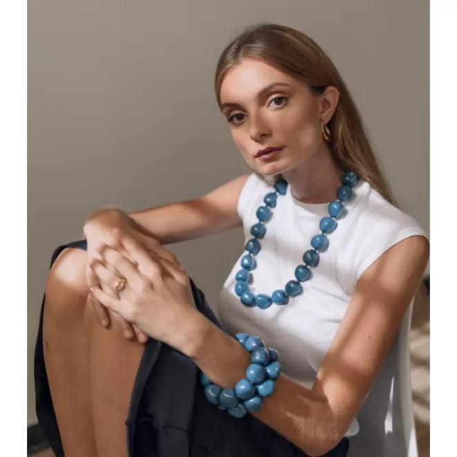 Pulseras Bisutería^Doña Sol Pulsera Gabriela Azul